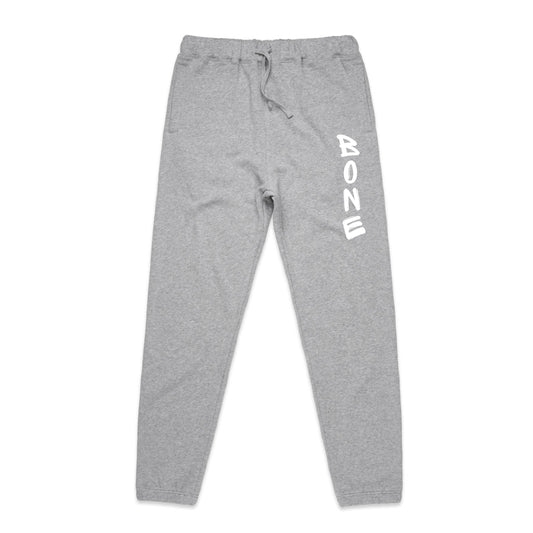 Bone Pocket Sweatpants - Grey & White