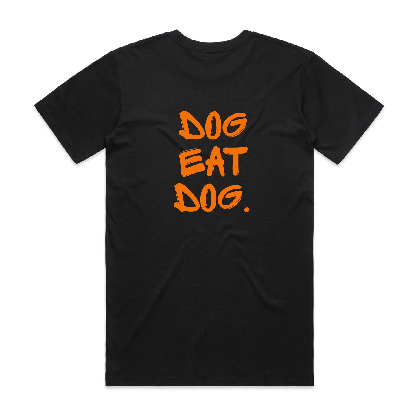 Dog Eat Dog Tee - Charcoal & Orange