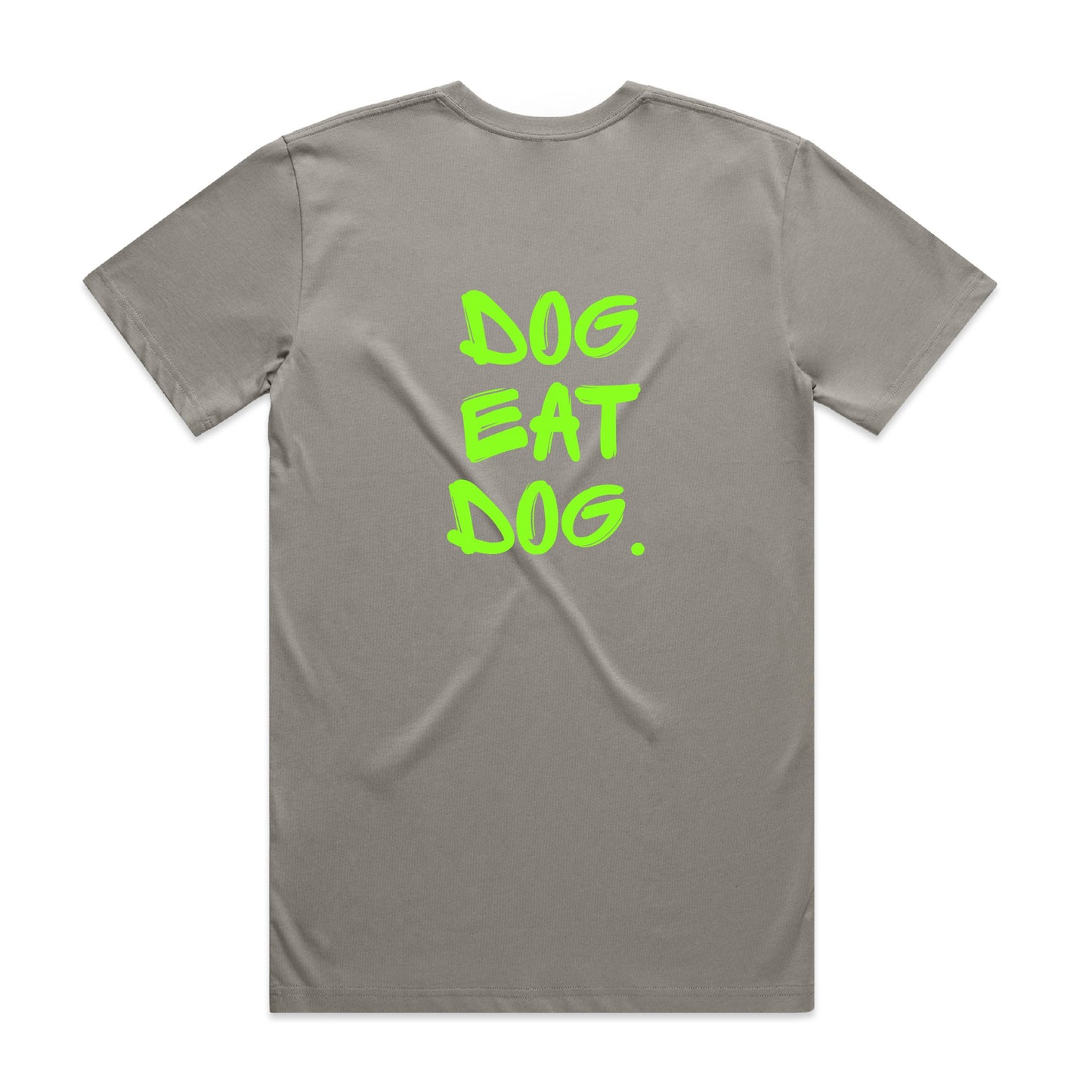 Dog Eat Dog Tee - Granite & Green