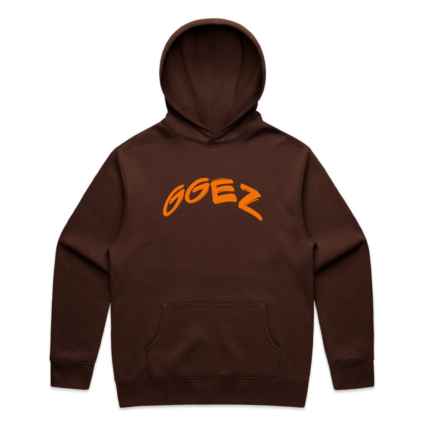 GGEZ Relaxed Hoodie - Chestnut & Orange