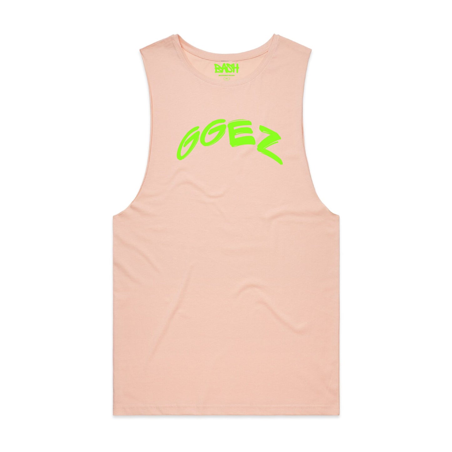 GGEZ Tank - Pale Pink & Green