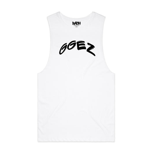 GGEZ Tank - White & Black