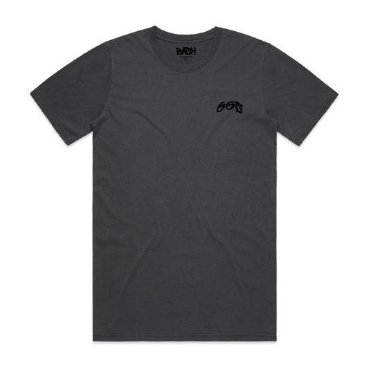 GGS Tee - Faded Black Monochrome