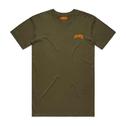 GGS Tee - Green & Orange