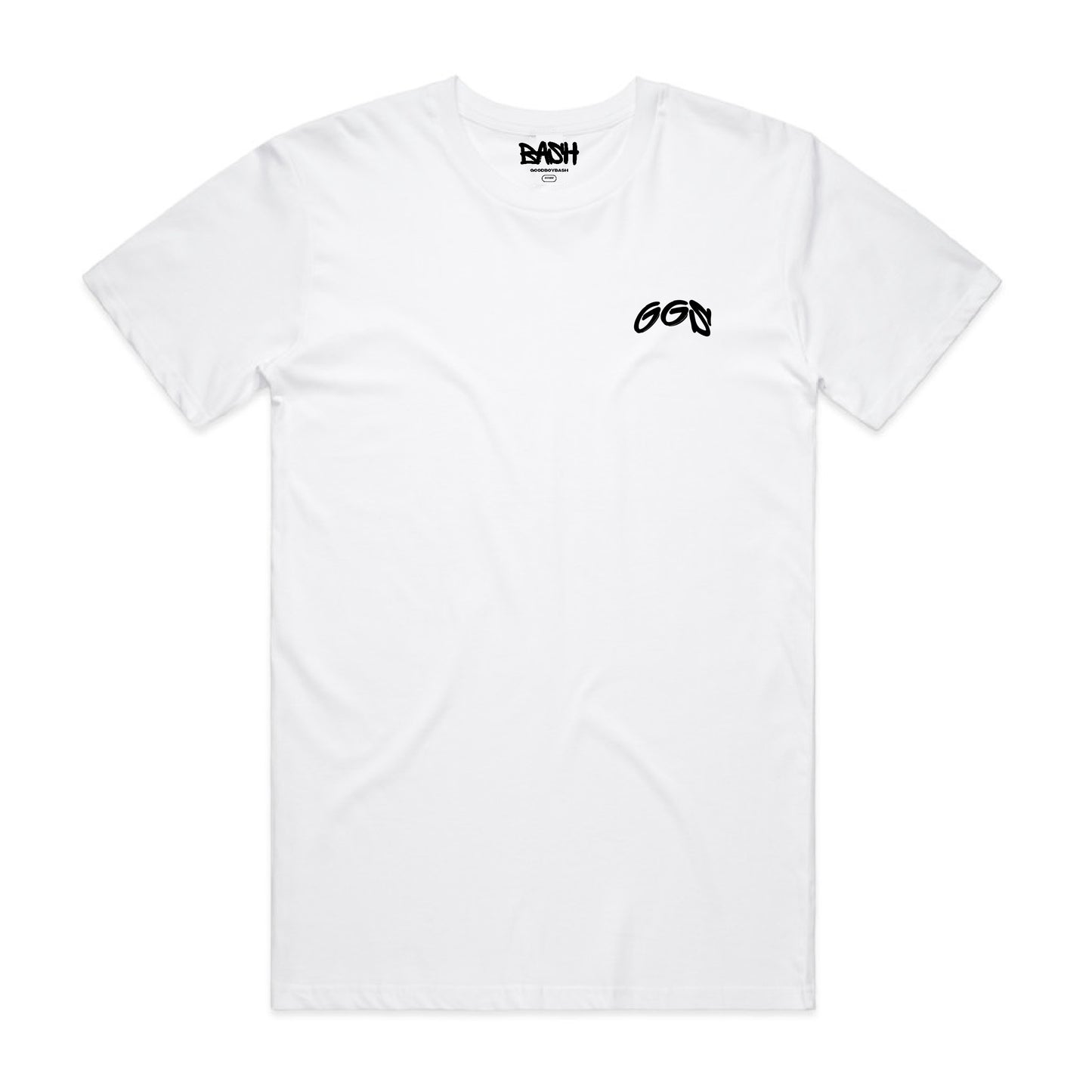 GGS Tee - White & Black