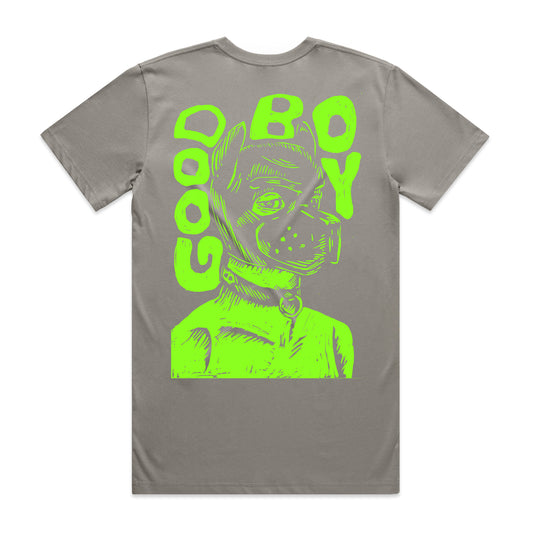 Bash x Good Boys Only Tee - Granite & Green