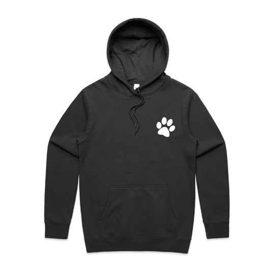 Just Dog Hoodie - Charcoal & White