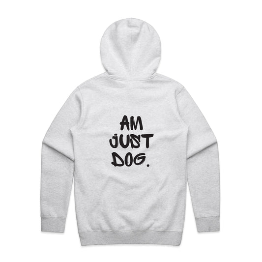 Just Dog Hoodie - Light Grey & Black