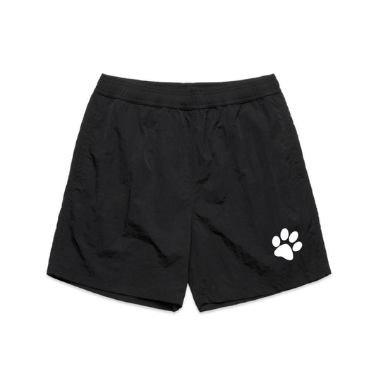 Paw Simple Shorts - Black & White