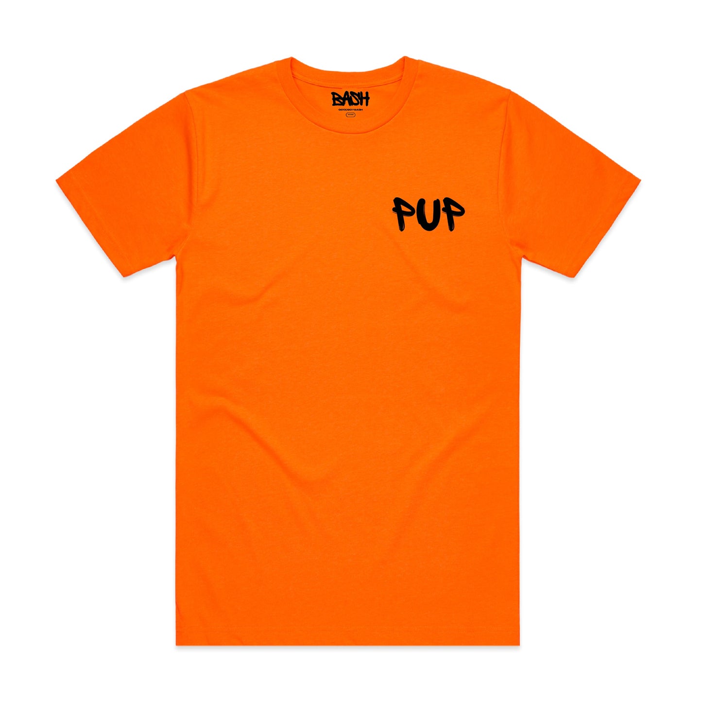 Pup Tee - Neon Orange