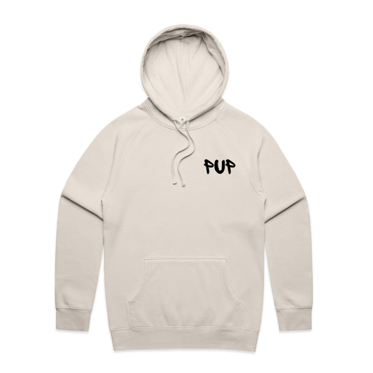 Pup Hoodie - Bone & Black