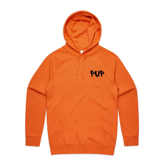 Pup Hoodie - Orange & Black