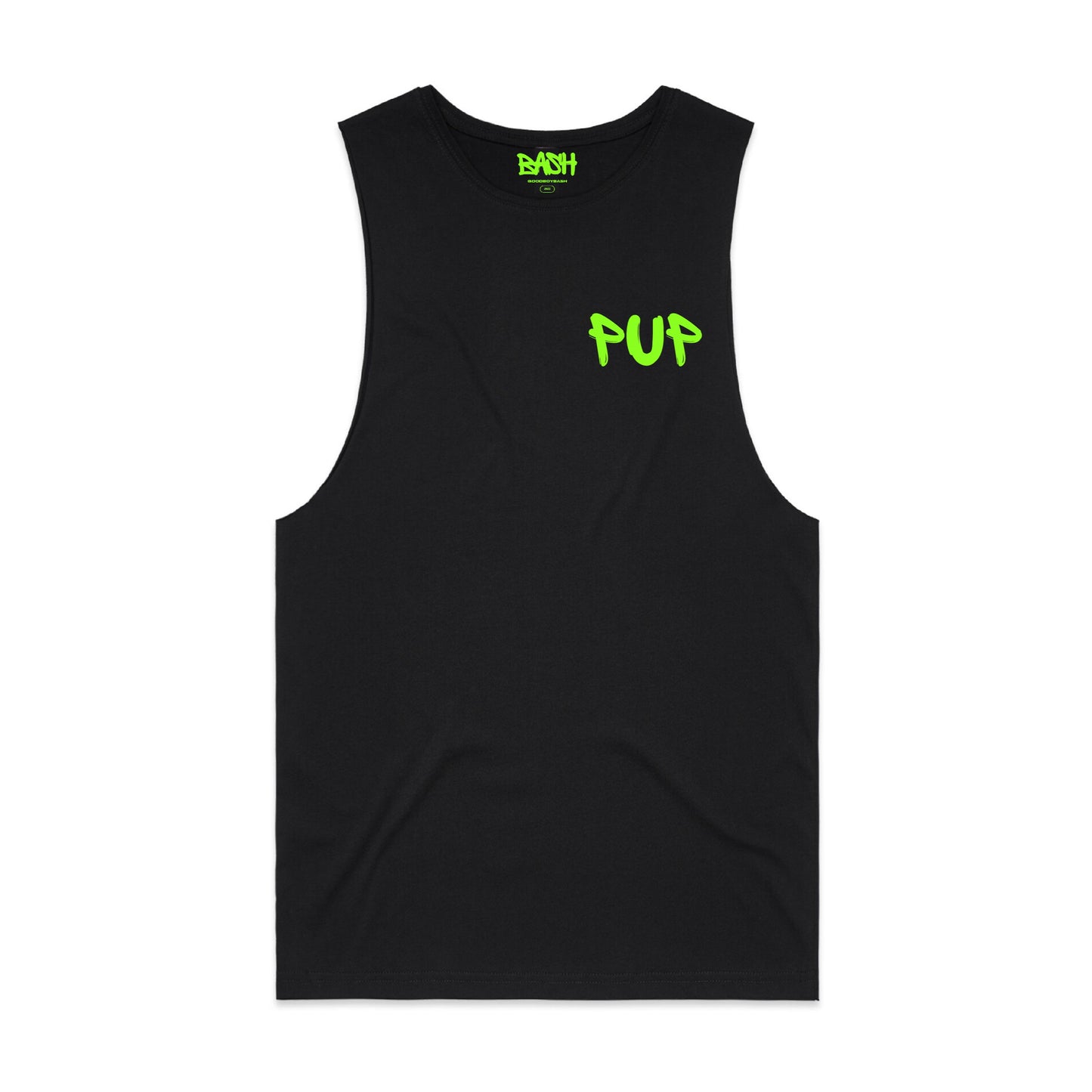 Pup Tank Black & Green