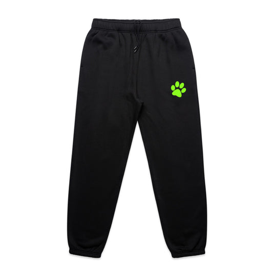 Paw Relaxed Sweatpants - Black & Green