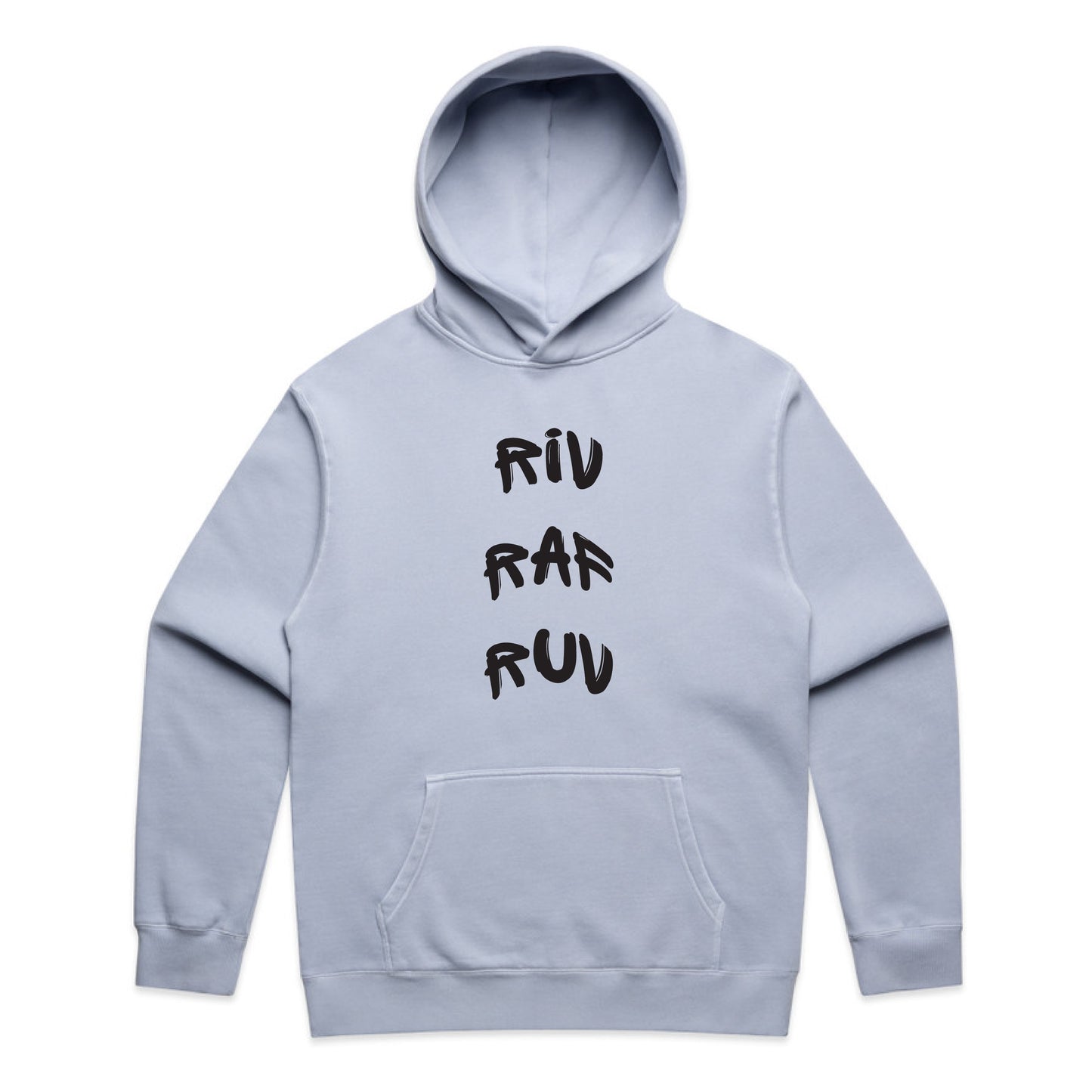 Riv Raf Ruv Relaxed Hoodie - Faded Blue