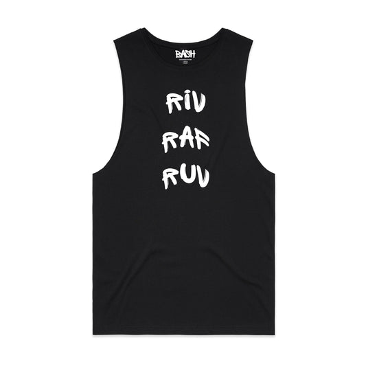 Riv Raf Ruv Tank - Black & White