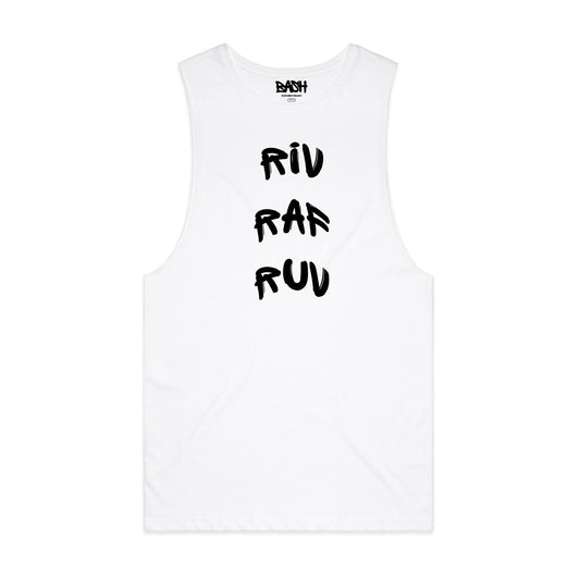 Riv Raf Ruv Tank - White & Black