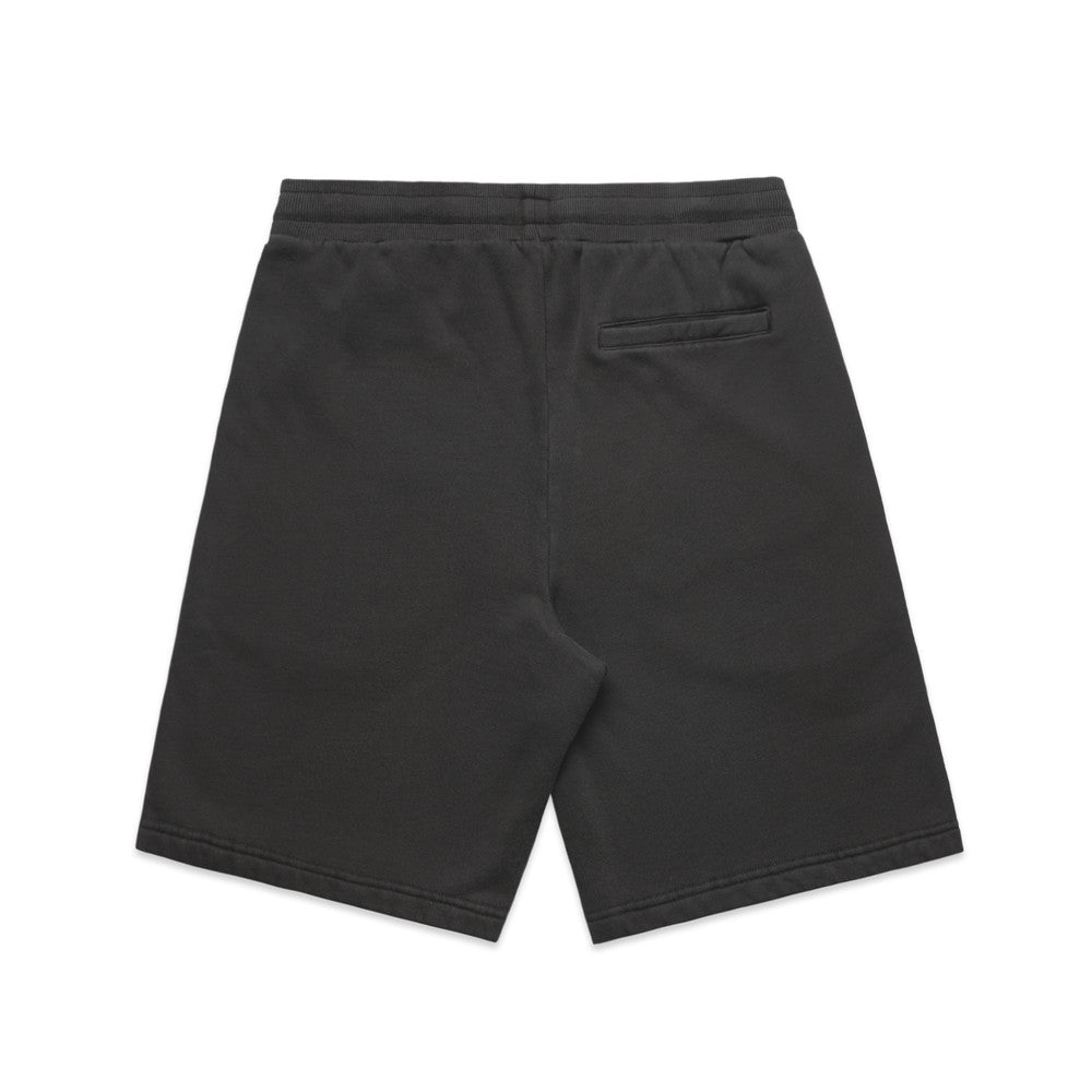 Paw Sweat Shorts 19" - Faded Black & White