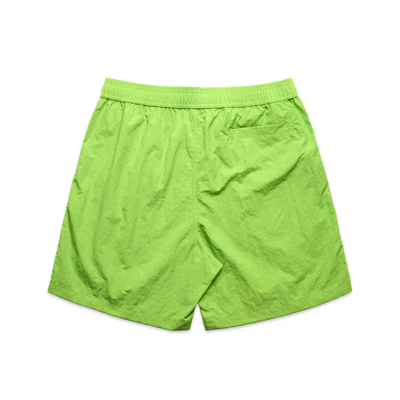 Paw Simple Shorts - Neon Green & Black