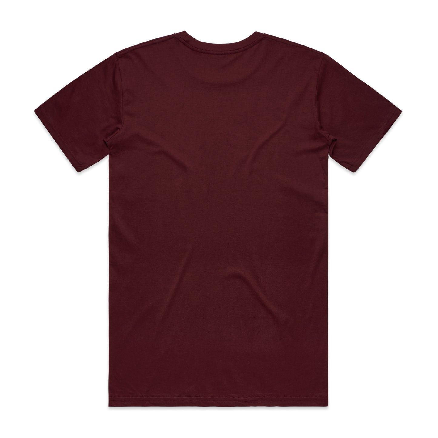 Woof Tee - Burgundy & White