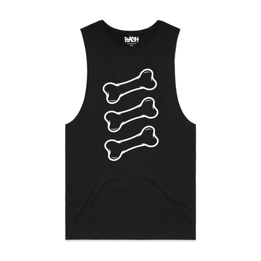 Triple Bone Tank - Black & White