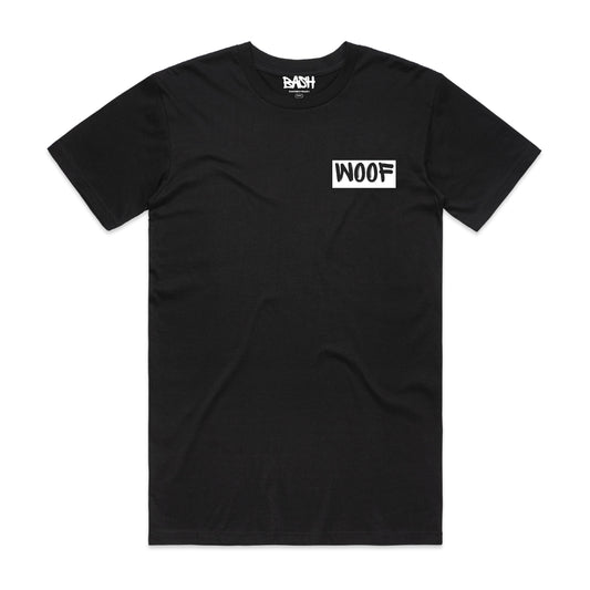 Woof Tee - Black & White